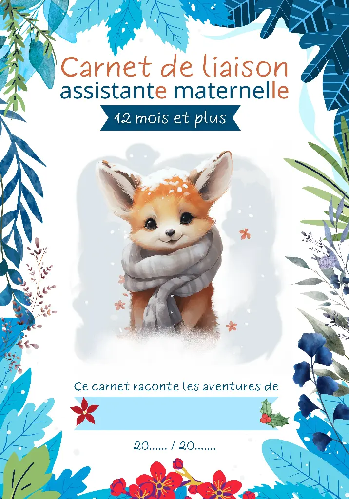 Carnet de liaison - 12 mois et plus - hiver