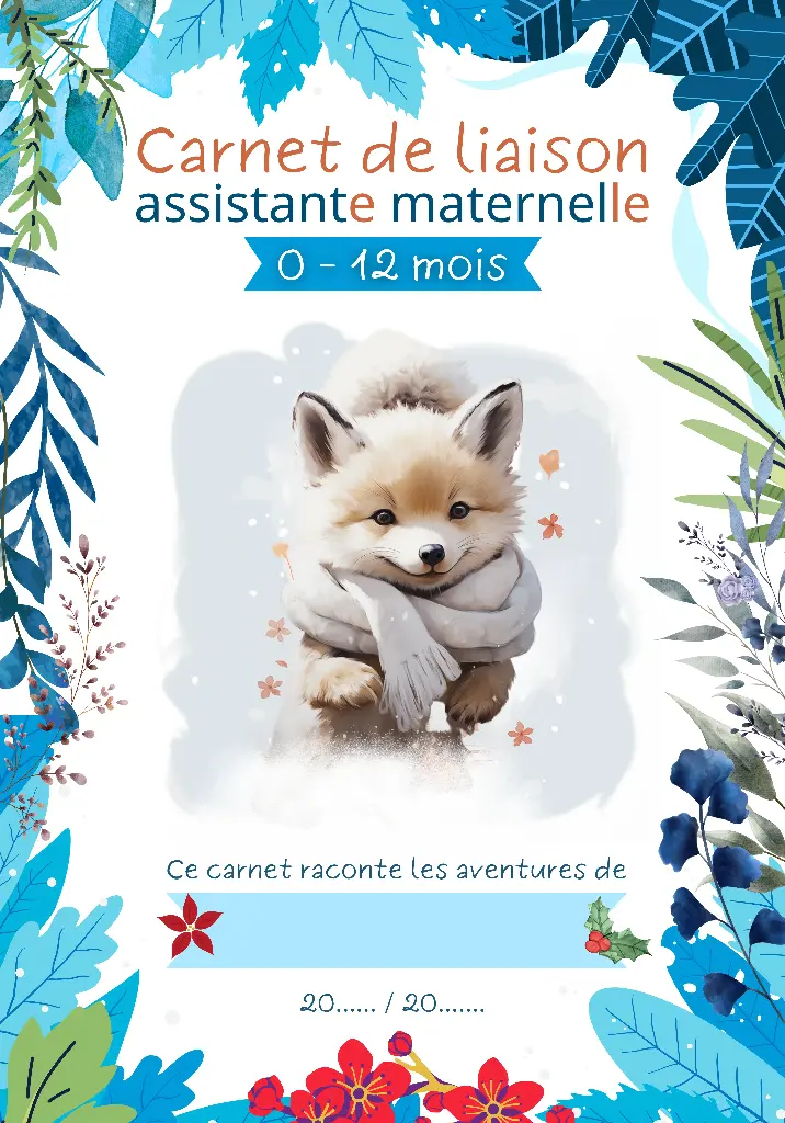 Carnet de liaison - 0 à 12 mois - hiver