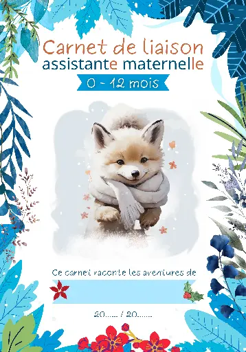 Carnet de liaison - 0 à 12 mois - hiver