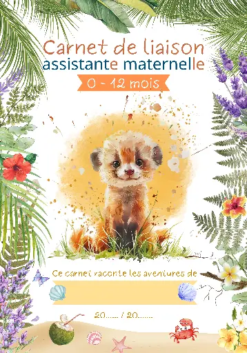 Carnet de liaison - 0 à 12 mois - été